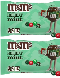 DOS BOLSAS DE 9,2 OZ DE DULCES NAVIDEÑOS CHOCOLATE COMO NUEVOS DE M&M - ¡ENVÍO RÁPIDO! - Imagen 1 de 9