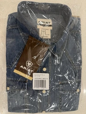 Camisa vaquera manga larga Ariat para hombre talla M Foto 1 de 4