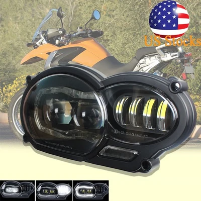 Faro delantero LED DRL para BMW R1200GS 1200GS R1200 GS K25 2008-2012 Foto 1 de 4