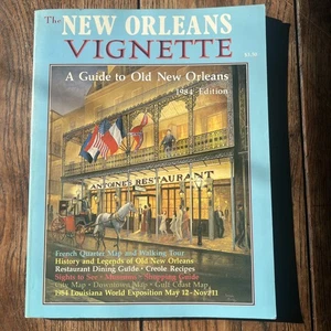1984 New Orleans Vignette Magazine French Quarters Legends Restaurant & Dining - Picture 1 of 24
