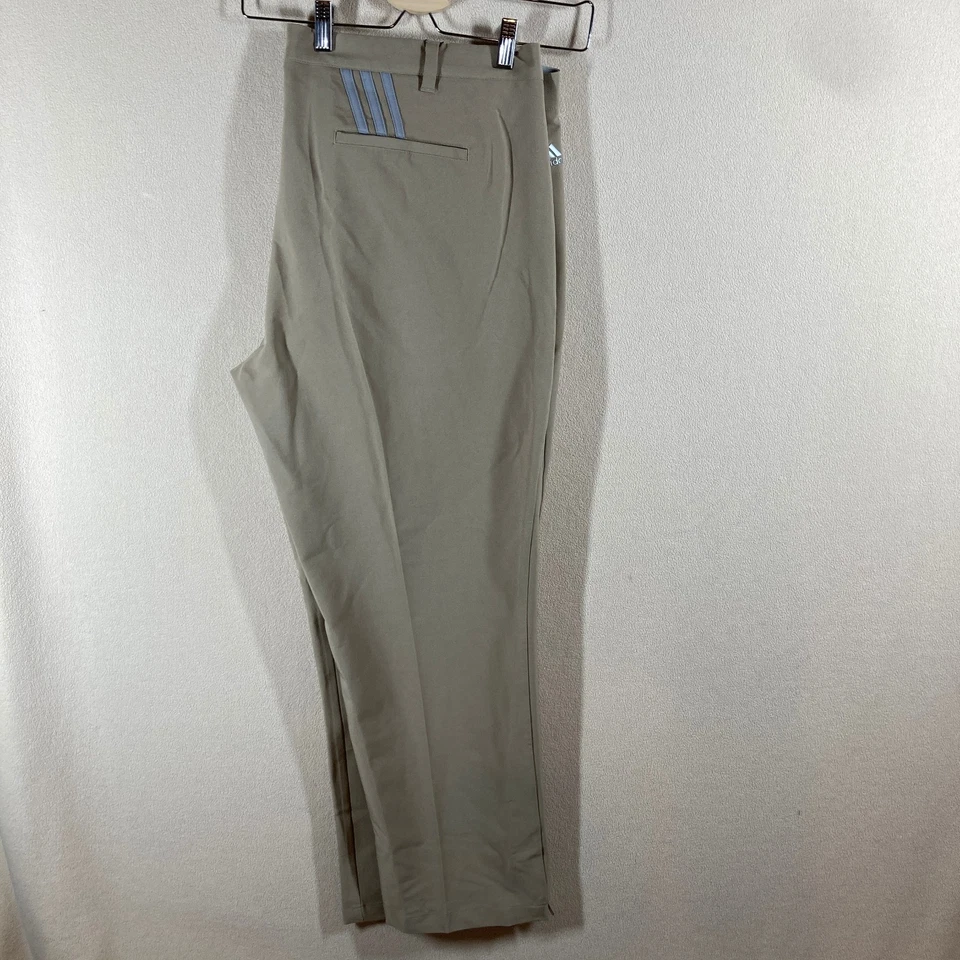 Pantalón de golf Adidas para hombre NOS Ultimate 3 rayas 42x30 frente plano elástico cómodo Foto 1 de 1