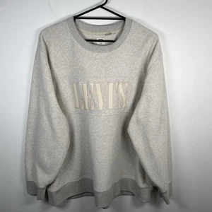 Levis Herren Gr. 2XL Vintage Fleece Sweatshirt Relaxed Pullover Rundhals Creme - Bild 1 von 19