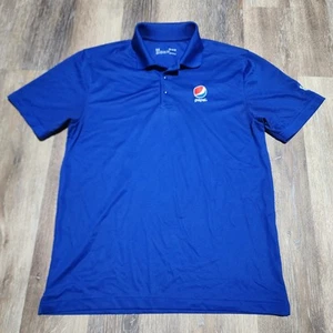 Pepsi Under Armour Poloshirt Herren mittelblau kurzarm Golf HeatGear - Bild 1 von 7