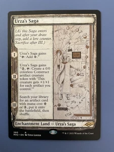 Urzas Saga Land R English Version AG-MTG Sketch NM - Picture 1 of 2