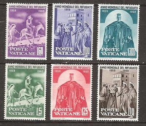 VATICAN CITY # 275-80 MNH WORLD REFUGEE YEAR - Picture 1 of 1