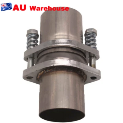 Universal 2.5" ID To 2.5" OD QuickFix Exhaust Spring Bolt Flange Repair Pipe Kit - Image 1 of 4