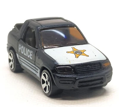 Majorette Toyota Rav 4 Police Negro/Blanco - Rueda 5FS 1:50 (3") sin paquete Foto 1 de 4