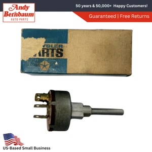 1962-1963 Dodge Plymouth B-Body Heater Blower Motor Control Switch 2256590 NOS - Picture 1 of 8