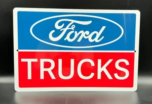 Ford Trucks F100 F150 F250 F350 Aluminum Tin Sign 12" x 18" - Picture 1 of 1