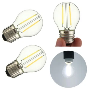 3x Vintage E27 LED Filament Bulbs G45 Light Lamp Home Decor 2/4/6W 220V 6500K SS - Picture 1 of 12
