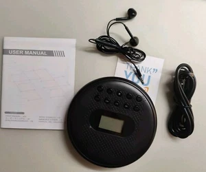 Portable Car CD Player Dual Speaker Rechargeable CD-5189B - Picture 1 of 7