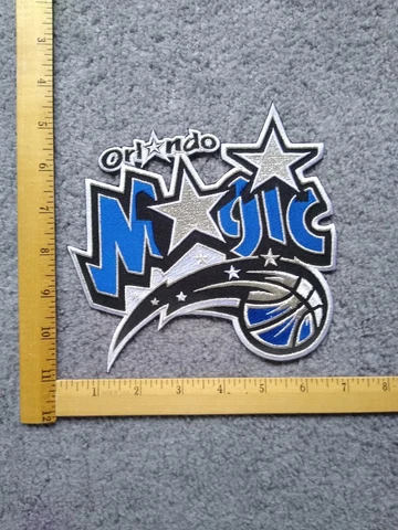 1 BIG RARE ORLANDO MAGIC JACKET PATCH NBA BASKETBALL  IRON ON PATCH free ship Cover