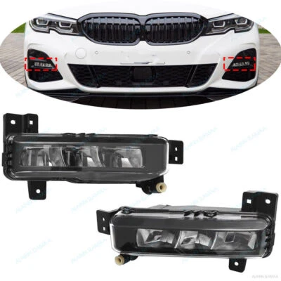 Pair Front Bumper Fog Light ASSY Fit For BMW 3' G20 330i M340i 2019-2020 - Image 1 of 4