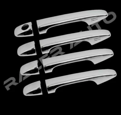 Chrome 4 Door Handle Cover fit Smart Entry for 09-18 Toyota Venza+11-22 Sienna - Image 1 of 2