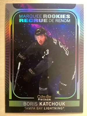 2021-22 O-Pee-Chee Platinum Cosmic Rookie Boris Katchouk #275 01/65 FIRST PRINT - Image 1 of 2
