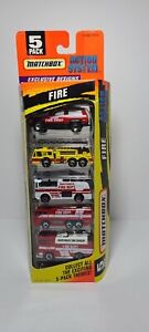 Matchbox 1996~FIRE ACTION SYSTEM~ 5 Pack of Models New Mint~E14