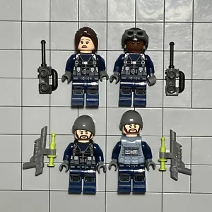 Lego ACU Guard 75927 Ski Beanie Jurassic World Minifigure Jw018 C5 87 - Picture 1 of 2