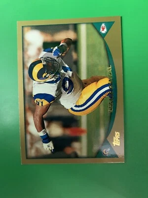 1998 Topps Leslie O'Neal Kansas City Chiefs #34 - Image 1 of 2