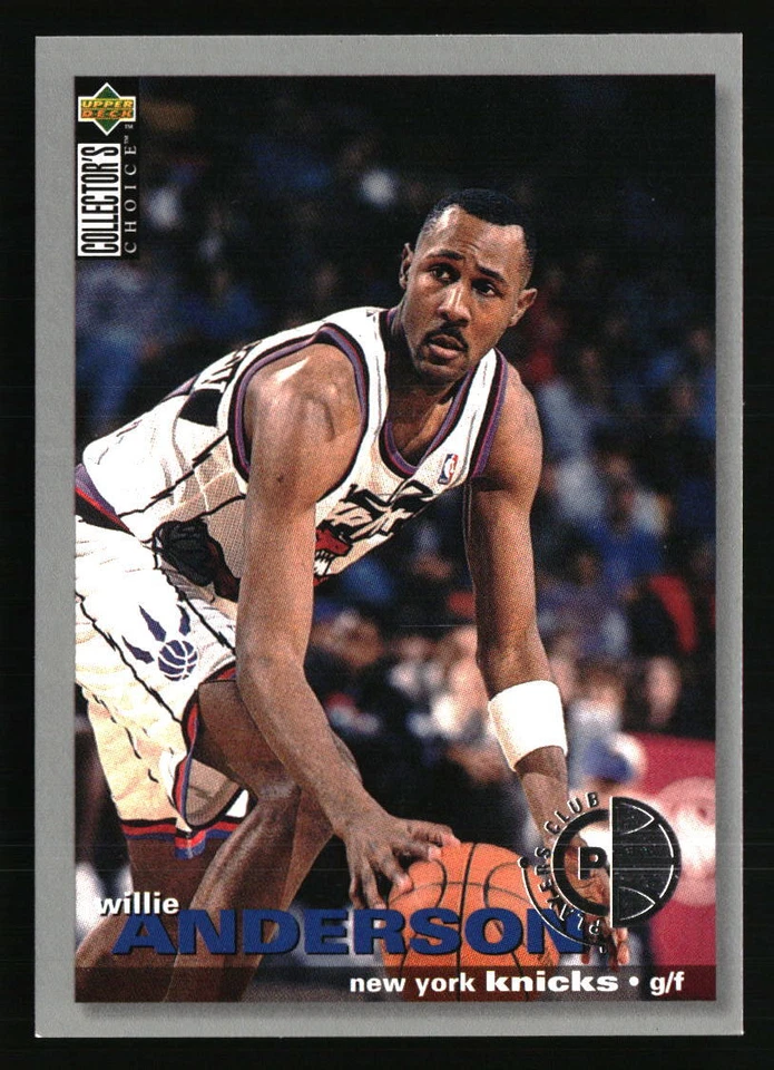 Willie Anderson 1995 Collector's Choice #T21  Basketball Card - Image 1 of 2