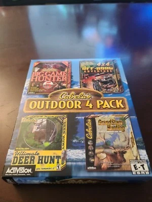 Cabela's Outdoor 4 Pack - PC SEALED MINT -Big Game Hunter 5 - Ultimate Deer Hunt - Image 1 of 4