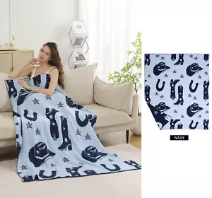 ComfyLuxe Western Pattern Throw Blanket - Picture 1 of 6