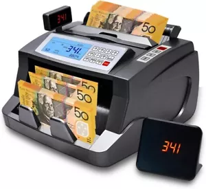 Money Counter Australian Note Bill Counting Machine AUD Cash Counter with Value - Picture 1 of 9