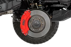 Rough Country Bolt-On Front/Rear Caliper Covers-Red, 12-20 F-150; 71147A - Picture 1 of 10