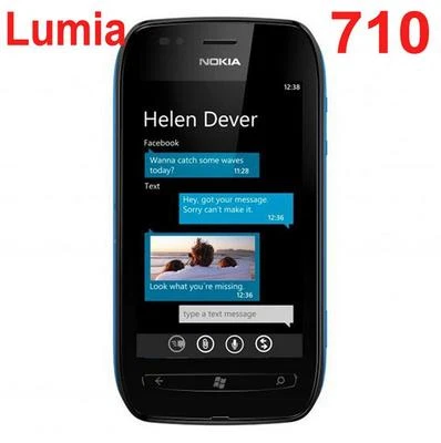 Nokia Lumia 710 WIFI 3G GPS 5MP 3.7'' 8GB Internal Storage Unlocked Cellphone - Image 1 of 4