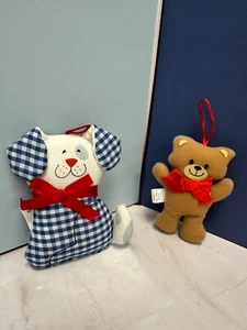 Set of 2 1980s Hallmark Ornaments - Picture 1 of 3