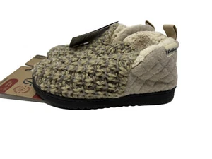 Dearfoams Womens Textured Knit & Microwool Bootie Slipper_Womens Size 5/6_ New - Picture 1 of 14