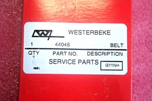 Westerbeke 44045 Belt, Cog 30.3 x A, Genuine OEM, Free Ship - Picture 1 of 4