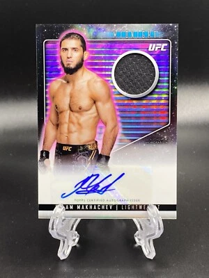 2024 Topps Midnight UFC - Relic Autographs #RCA-IMA Islam Makhachev (AU, MEM) - Image 1 of 2
