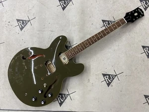Epiphone ES-335 Electric Guitar Husk Repaired Olive Drab - Picture 1 of 15