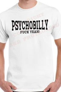 Camiseta Psychobilly Rock & Roll Clásica Concierto Rockabilly Punk Greaser Fiesta Divertida - Imagen 1 de 2