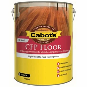 Cabot's 10L Clear Gloss CFP Floor Polyurethane - Picture 1 of 1