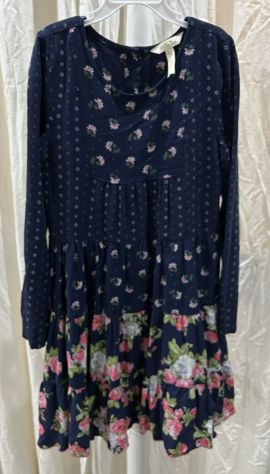 Matilda Jane Dream Chasers Twirl in Floral Dress Girls Size 12 EUC Mommy & Me - Image 1 of 4