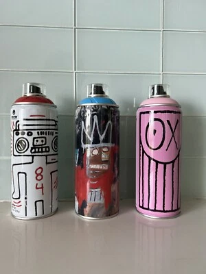 Beyond The Streets/Montana: latas de spray-Jean-Michel Basquiat/ARTE Keith Haring Foto 1 de 4