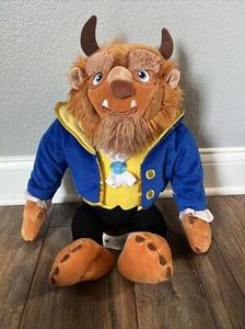 Disney Store Jumbo Beauty and the Beast Plush Stuffed Animal 21” Beast - Picture 1 of 3