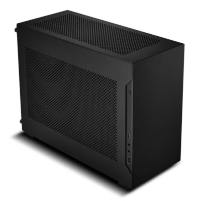 Lian Li A4-H20 X4 Black mini ITX no power supply Computer Case USB/audio (Matte - Image 1 of 4