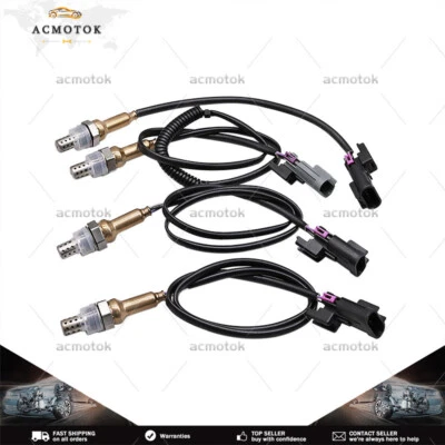 Juego (4) Sensor de oxígeno O2 aguas arriba + aguas abajo para Kia Sorento 2007-2009 3,3 L 3,8 L Foto 1 de 4