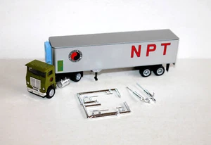 CAMION POIDS LOURD 1/87 NPT NORTHERN PACIFIC TRANSPORT, TRACTEUR + SEMI REMORQUE - Picture 1 of 7
