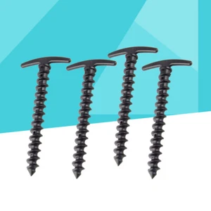 10 Pcs Camping Tent Pegs Beach Accessories Screw Tent Pegs Sand Anchors - Picture 1 of 11