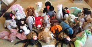 LOT OF 24  HARD TO FIND TY BEANIE BABIES  - EXC - LOT B33 - Picture 1 of 1