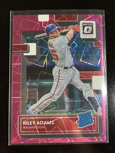 2022 Donruss Optic Riley Adams Pink Velocity Rated Rookie 83/249 National #75 - Picture 1 of 2