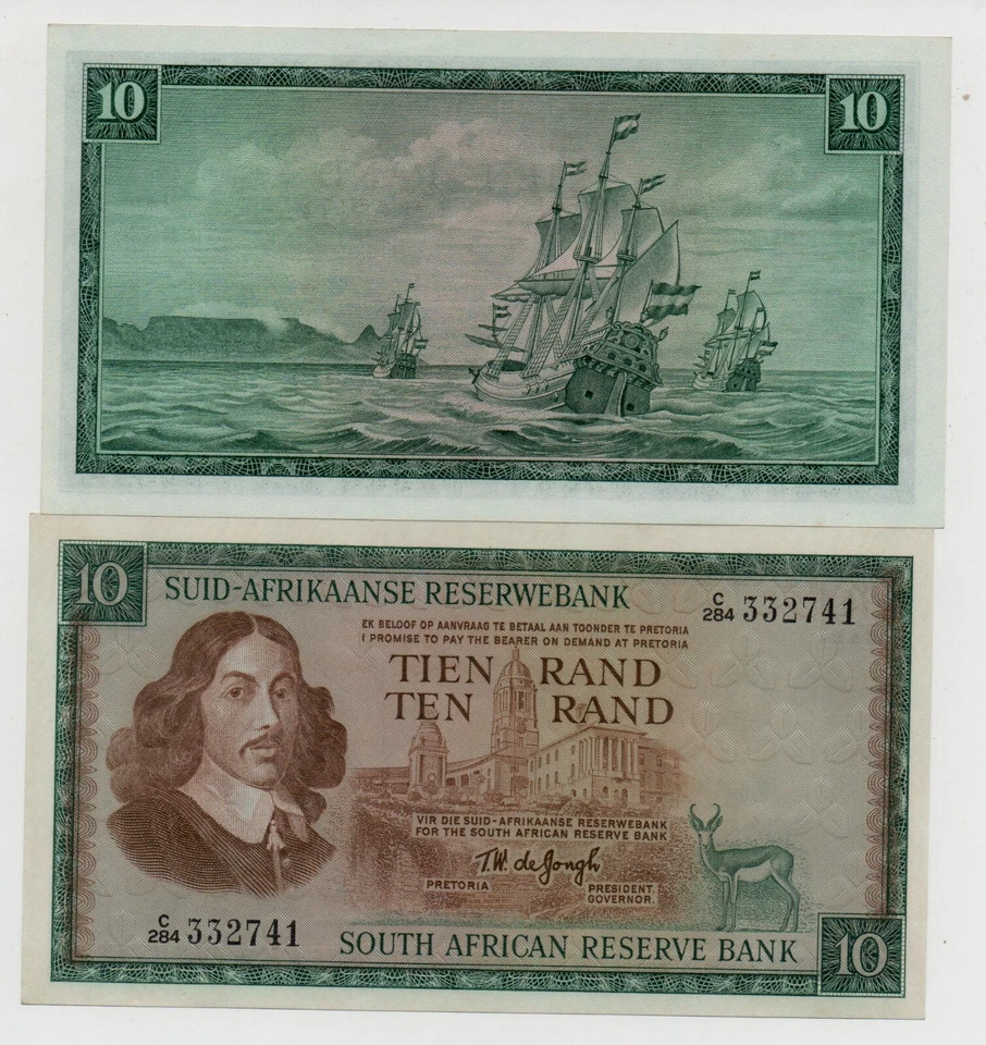 SOUTH AFRICA 10 RAND 1967 - 1974 PICK 114B UNC - Image 1 of 1