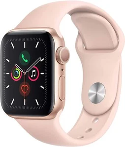 Apple Watch Series 4 GPS w/ 40MM Gold Aluminum Case & Pink Sand Sport Band - Picture 1 of 1