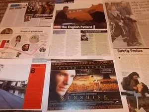 RALPH FIENNES CELEBRITY CLIPPINGS PACK GOOD CONDITION - Picture 1 of 1