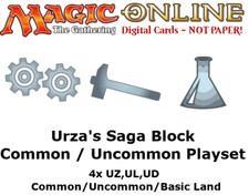 MTGO Magic Online Urza Block Common/Uncommon/Land Playset UZ UL UD