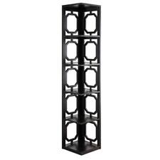 Convenience Concepts Bookcase 63.75"x12"x12" Black Engineered Wood 5-Tier