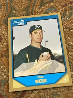2007 Bowman #BP110 Ryan Webb Prospects Gold - Image 1 of 2